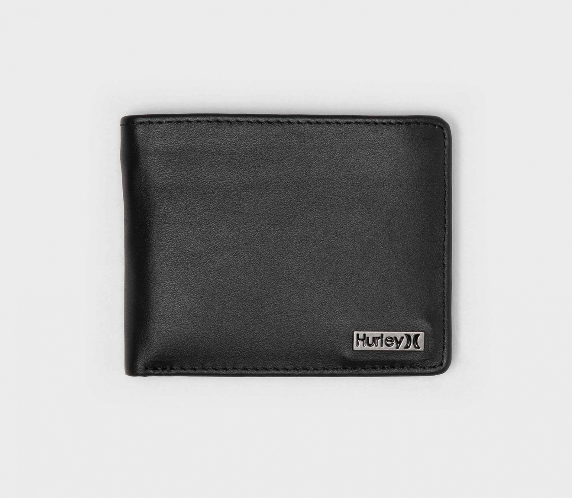 HURLEY ONE AND ONLY LEATHER WALLET BLACK