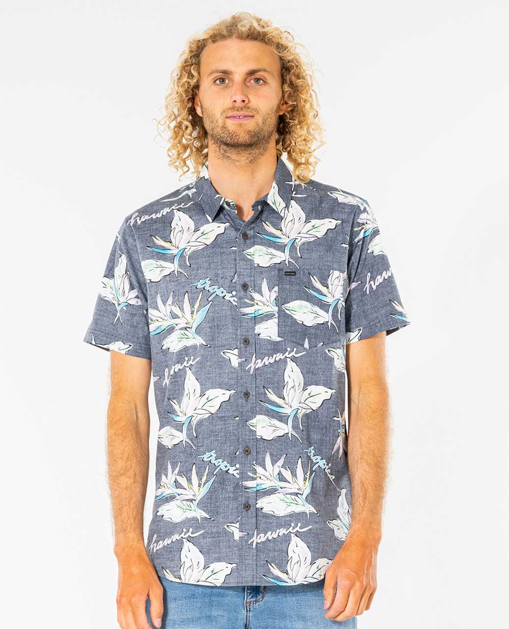 RIPCURL hawaii tropics ss shirt | Redbill Surf