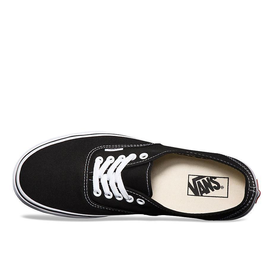 vans authentic black and red