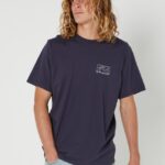 RUSTY BOXED OUT TEE NAVY