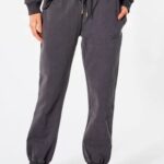 WASHED BLACK RIPCURL TRACKPANTS