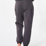WASHED BLK TRACKPANTS