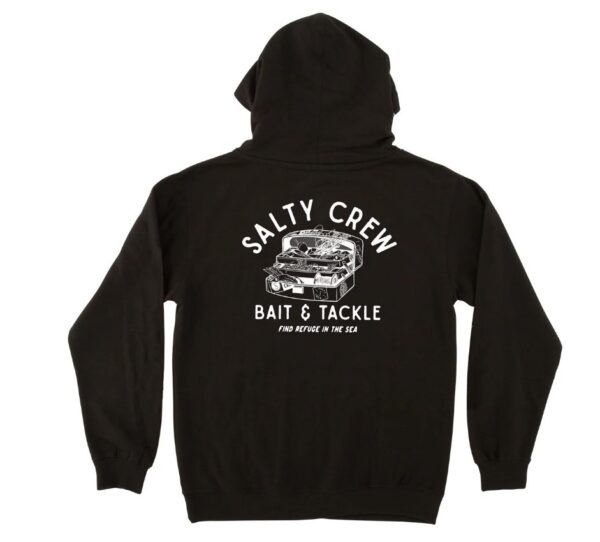 BAIT AND TACKLE HOOD BLK