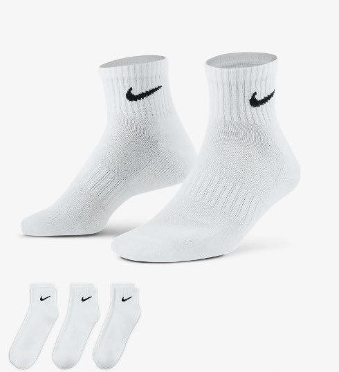 NIKE EVERYDAY CUSHIONED TRAINING ANKLE SOCKS | Redbill Surf