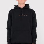 RUSTY SHORT CUT HOODED FLEECE